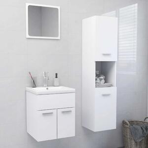 Set koupelnového nábytku bílý dřevotříska 3070946