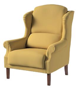 Yellow Tipi Fotel Willy, Matně žlutá, 85 × 107 cm, Cotton Story, 702-41