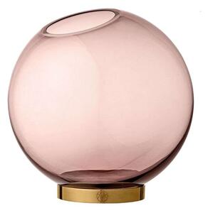 AYTM - Globe Váza w/Stand Ø21xH21 Rose/Gold