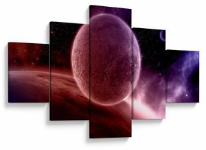 Obraz - Planeta (125x70 cm)