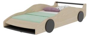Dětská auto postel ve tvaru FERRARI F40 80x160 cm - Transparentní - černá