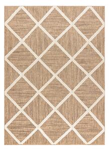 Dywany Łuszczów, Kusový koberec Spark 0708A beige/cream, 80x150, béžová, chodba / předsíň