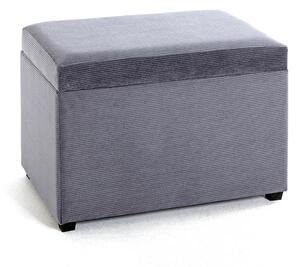 TRUHLOVÁ LAVICE, textil, kompozitní dřevo, 58/42/39 cm - Taburety, Online Only