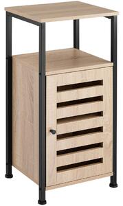Tectake 404224 boční skříňka durham - industrial světlé dřevo