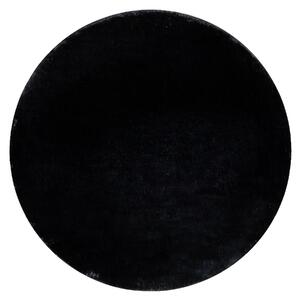 Dywany Łuszczów, Kusový koberec Visco Rabbit Dark grey 5 kruh, 120x120 (průměr) kruh, šedá, dětský pokoj