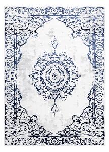 Dywany Łuszczów, Kusový koberec Allure 1961 white/blue, 80x150, modrá, kancelář