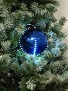 Sněhové LED koule, 15 cm, tmavě modrá, 1 ks