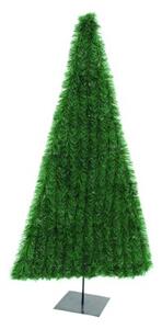 Umělý Vánoční stromek plochý, tmavě zelený 120cm