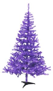 Umělý Vánoční stromek, 240 cm, fialový se stojanem
