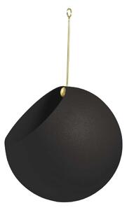 AYTM - Globe Květináč s Rostlinami Ø17xH28 Black/Gold