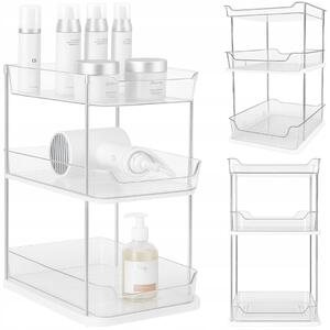 Organizer 3-poziomowy Wellhaus plastový průhledný