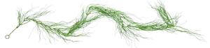 Girlanda z trávy, zelená, 180cm