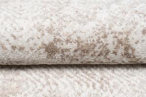 Makro Abra Moderní kusový koberec PORTLAND D189E hnědý bílý Rozměr: 80x150 cm