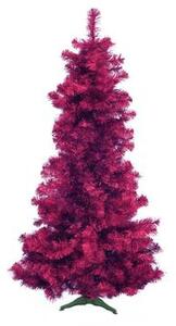 Umělý Vánoční stromek jedle metalický, fialová, 210 cm