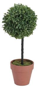Umělý strom Trávová koule na kmínku, 39 cm, d=15cm