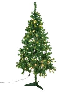 Umělý vánoční stromek s LED osvětlením, 180 cm