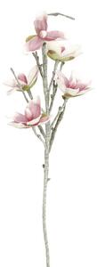 Magnólie bílo růžová, 100 cm (Umělá květina materiál (EVA))