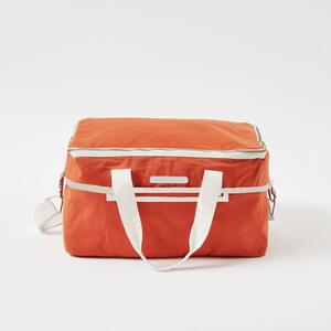 Terakotově oranžová chladící taška Sunnylife Canvas, 30 l