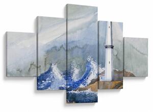 Obraz malby majáku (125x70 cm)