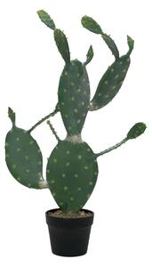 Umělý kaktus Nopal v květináči, 76cm