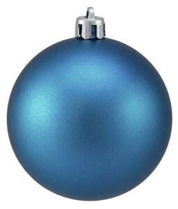 Venkovní Vánoční koule, 7 cm, matná modrá(6 ks)