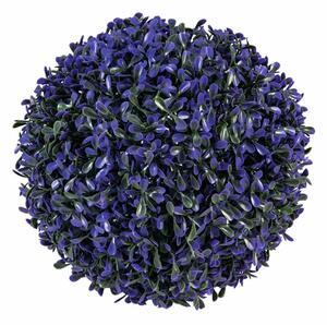Zimostráz - Buxus koule fialová, 22cm (Umělý keř)