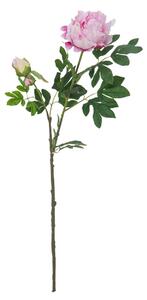 Pelargonie růžová deluxe, 100 cm (umělá květina)