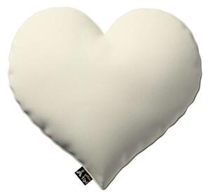 Yellow Tipi Polštář Heart of Love, krémově bílá, 45x15x45cm, Posh Velvet, 704-10