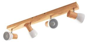 Lindby - Thorin 4 Stropní Lampa Wood/White