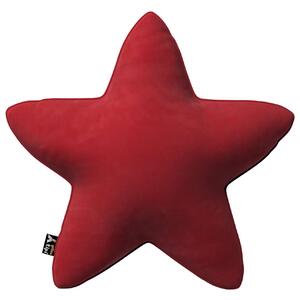 Yellow Tipi Polštář Lucky Star, intenzivní červená, 52x15x52cm, Posh Velvet, 704-15