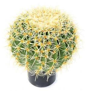 Umělý Kaktus koule v květináči, 35cm