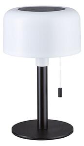 Paulmann - Bartja Solární Článek Stolní Lampa w/USB-C 3-step Dim. IP44 Černá
