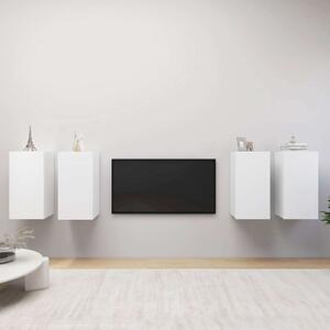 TV skříňky 4 ks bílé 30,5 x 30 x 60 cm kompozitní dřevo 3078740