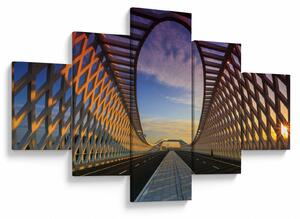 Obraz moderní architektury mostu (125x70 cm)