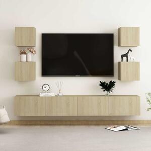 6dílný set TV skříněk dub sonoma kompozitní dřevo 3078978