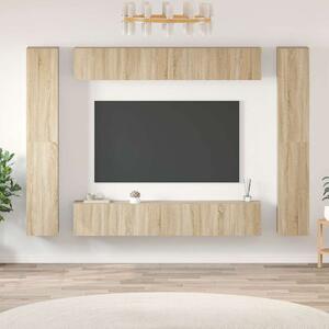 10dílný set TV skříněk dub sonoma kompozitní dřevo 3078980