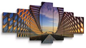 Obraz moderní architektury mostu (210x100 cm)