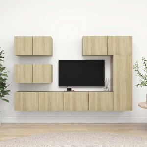 6dílný set TV skříněk dub sonoma kompozitní dřevo 3079030