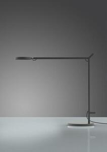 Artemide 68DEM Demetra, černá stolní LED lampa s dotykovým stmívačem, 8W LED 3000K, 57+65cm