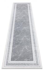 Dywany Luszczow Kusový koberec, Běhoun GLOSS moderni 2813 27 rám, šedá Rozměr koberce: 70 x 200 cm