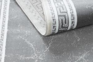 Dywany Luszczow Kusový koberec, Běhoun GLOSS moderni 2813 27 rám, šedá Rozměr koberce: 70 x 200 cm