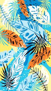 Plážová osuška SUMMER FRESH 100x180 cm barevná, 100% mikrovlákno