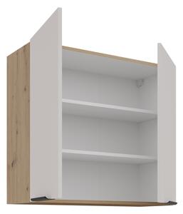 Horní kuchyňská skříňka Solea 80 G-72 2F, Barva: dub artisan / kašmír 5903211473371