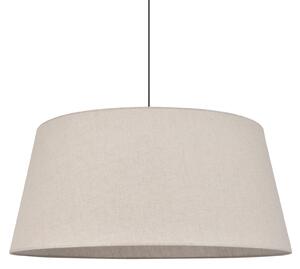 Závěsná svítidlo COREP, Tambour, stmívatelné, Béžová, Obývací pokoj, Tkanina / Textil