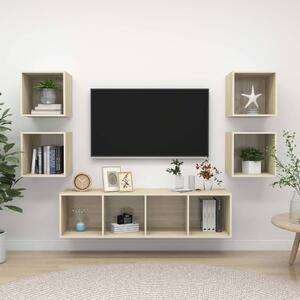 5dílný set TV skříněk dub sonoma kompozitní dřevo 3079622