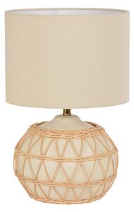 Stolní lampa COREP, Cyclades, Béžová, Obývací pokoj, Keramika