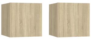 Noční stolky 2 ks dub sonoma 30,5 x 30 x 30 cm kompozitní dřevo 3079716