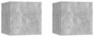Noční stolky 2 ks betonově šedé 30,5x30x30 cm kompozitní dřevo 3079719
