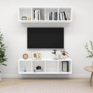 Nástěnné TV skříňky 2 ks bílé kompozitní dřevo 3079781