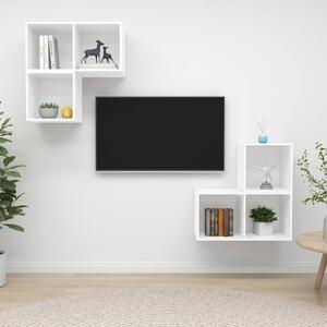 VidaXL TV skříňky 4 ks bílé dřevotříska 3079763